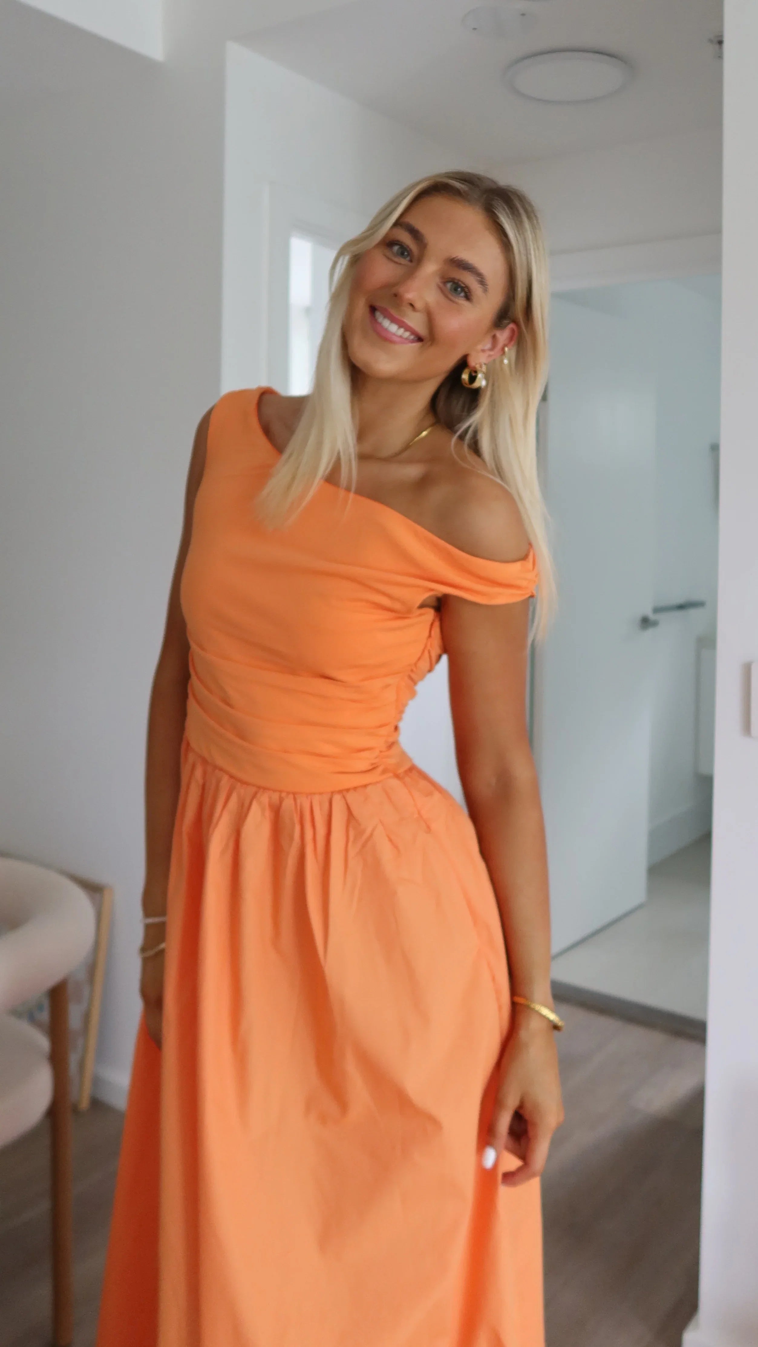 Immy Midi Dress Melon