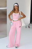 Release 15 Kiana Wide Leg Sweatpants Pink