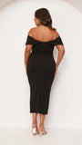 Holly Midi Dress Black