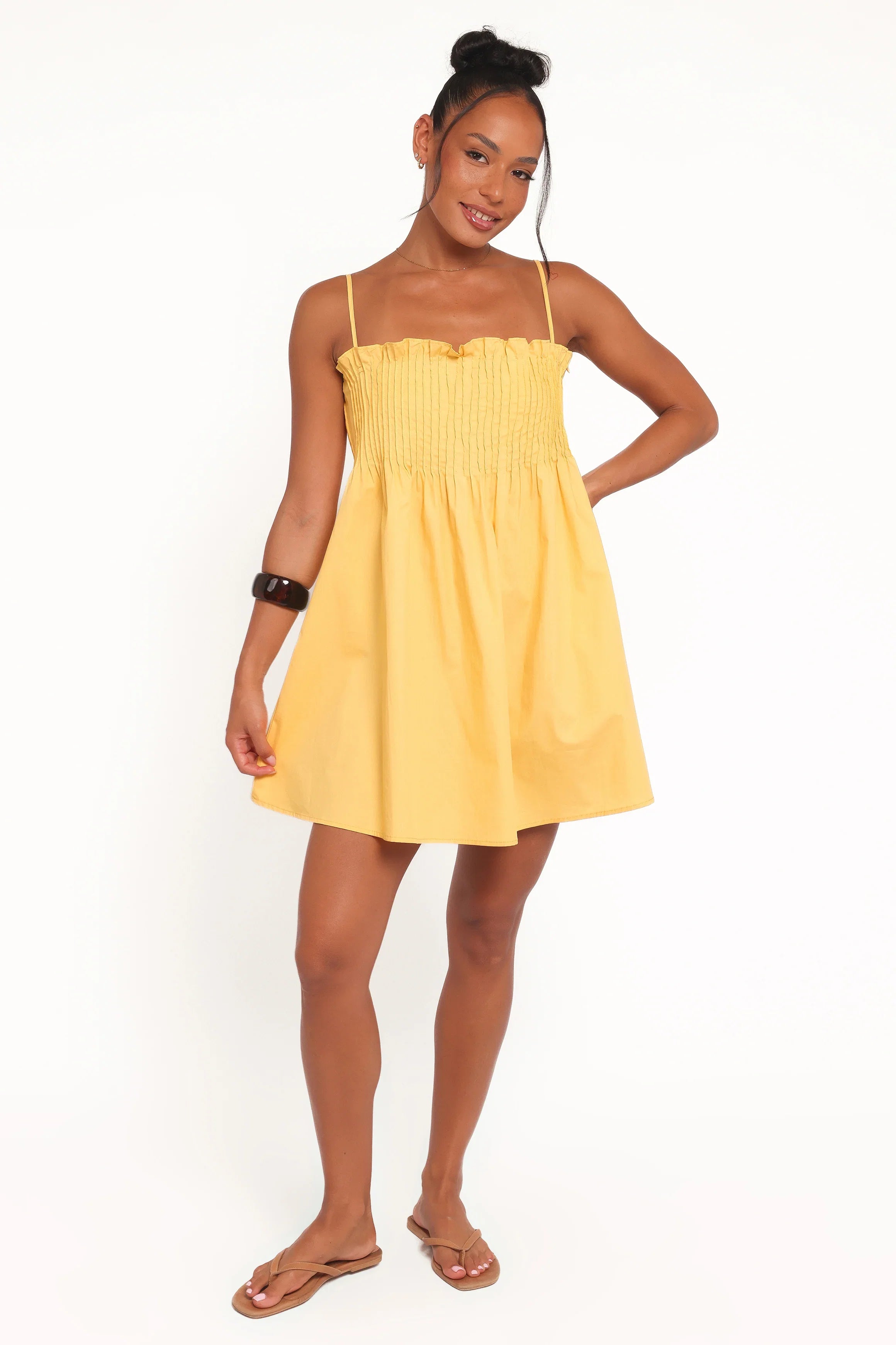 Carson Pleated Mini Dress Mango