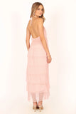 Colton Halterneck Maxi Dress Pink