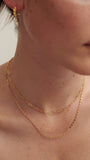 Fine Layered 18K Gold Plated Necklace Gold