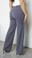 Nolira Straight Pants Gray