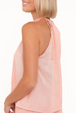 Wren Halter Tie Top Pink