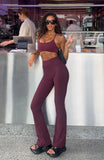 Movement Flare Leggings Merlot
