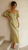 Louisa Midi Dress Olive