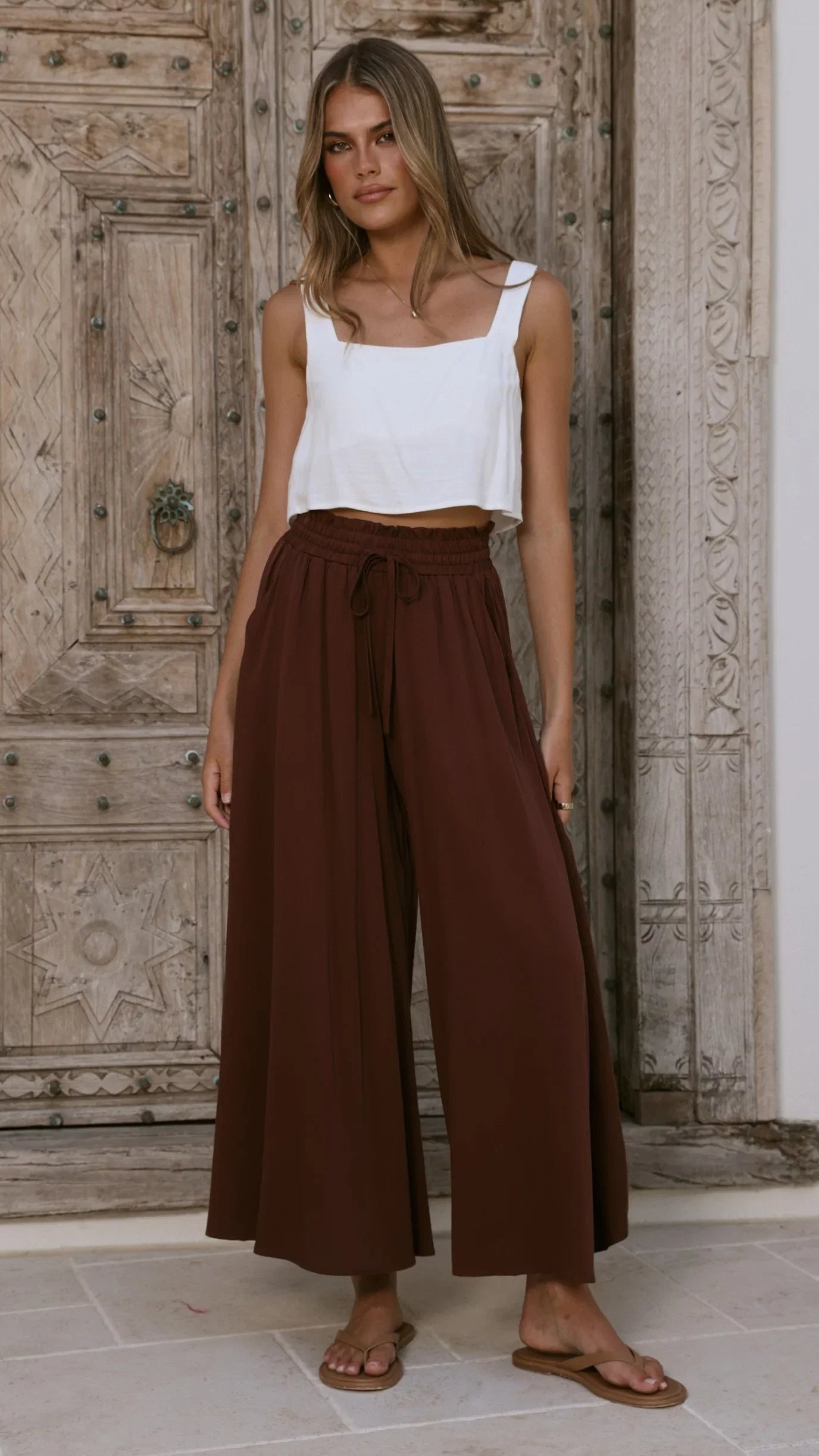 Belinda Pants Chocolate