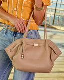 Zela Vegan Leather Tote Bag
