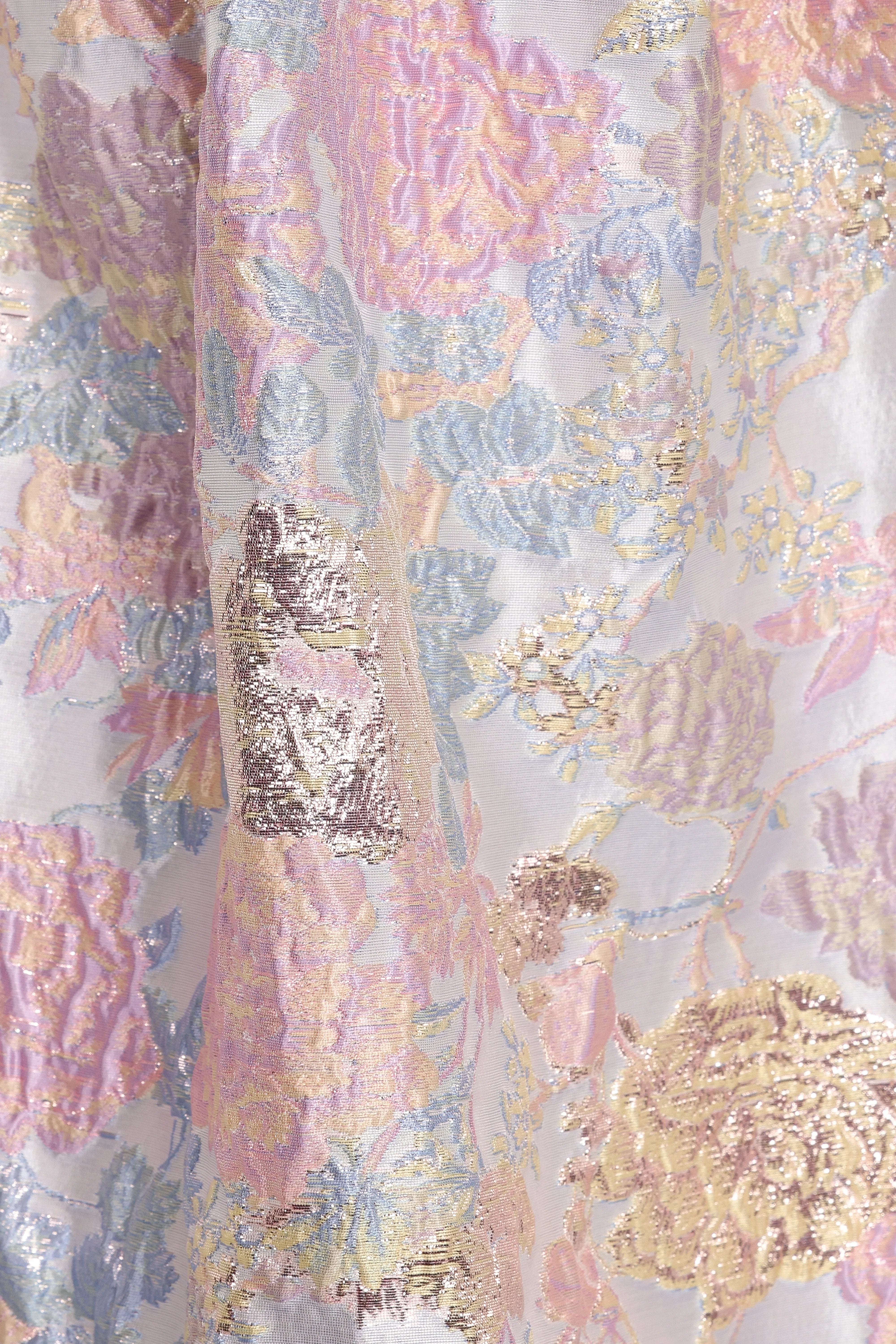 Betina Bow Front Maxi Dress Pale Blue Floral