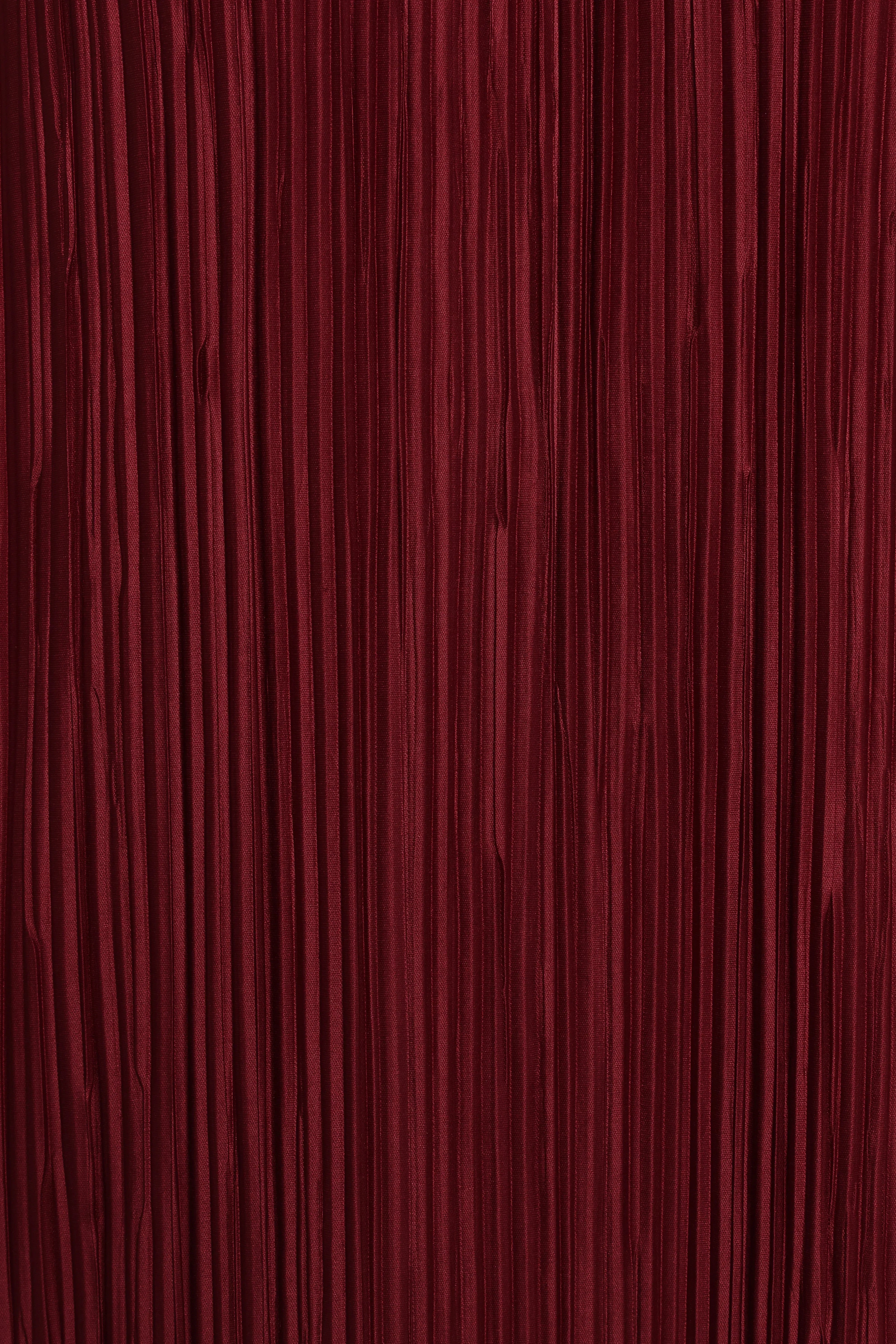 Tannikah Plisse Midi Dress Ruby Wine