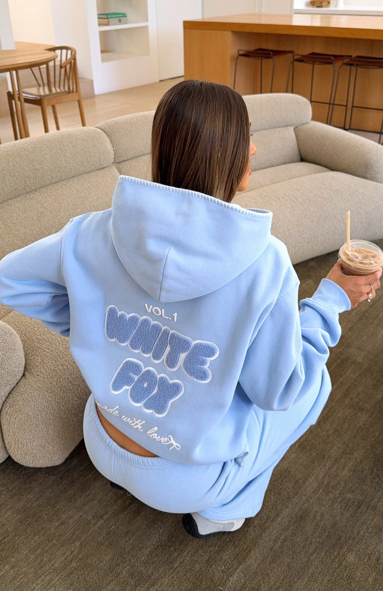 Vol 1 Oversized Hoodie Blue