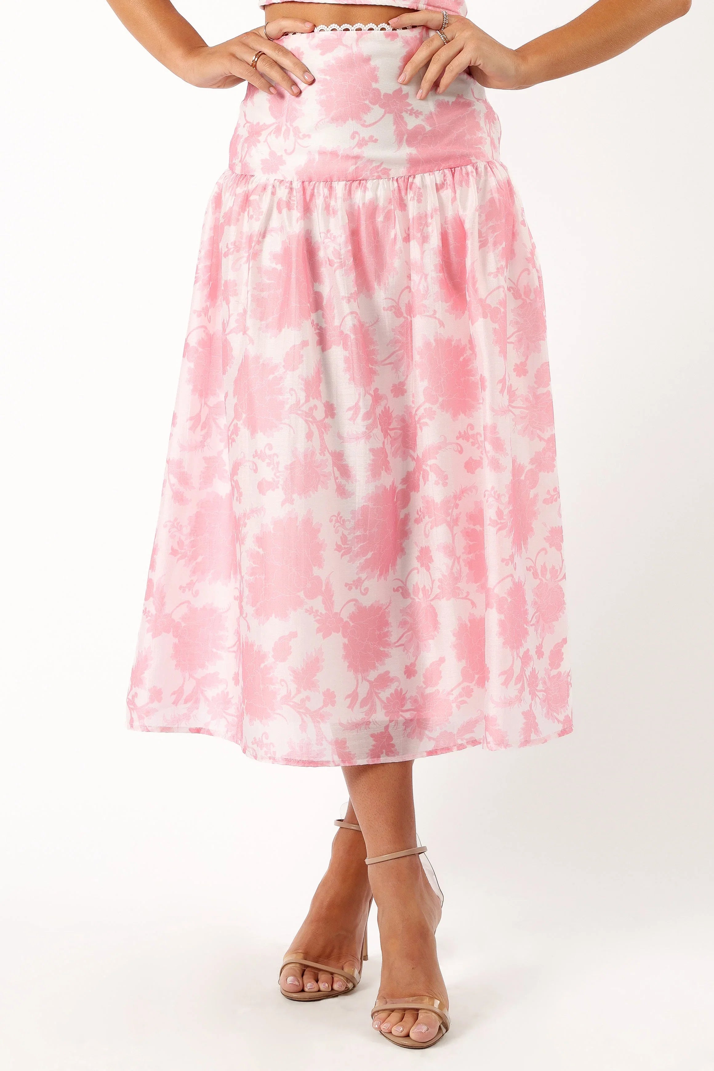 Elle Two Piece Set Pink Floral