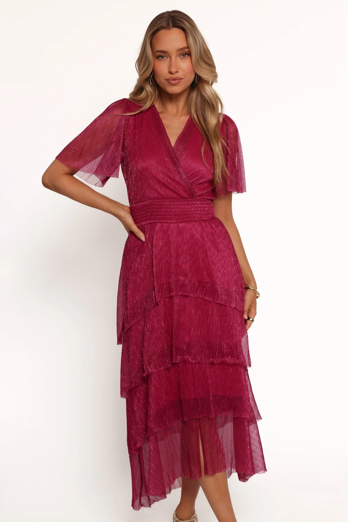 Jasmin Midi Dress Pink