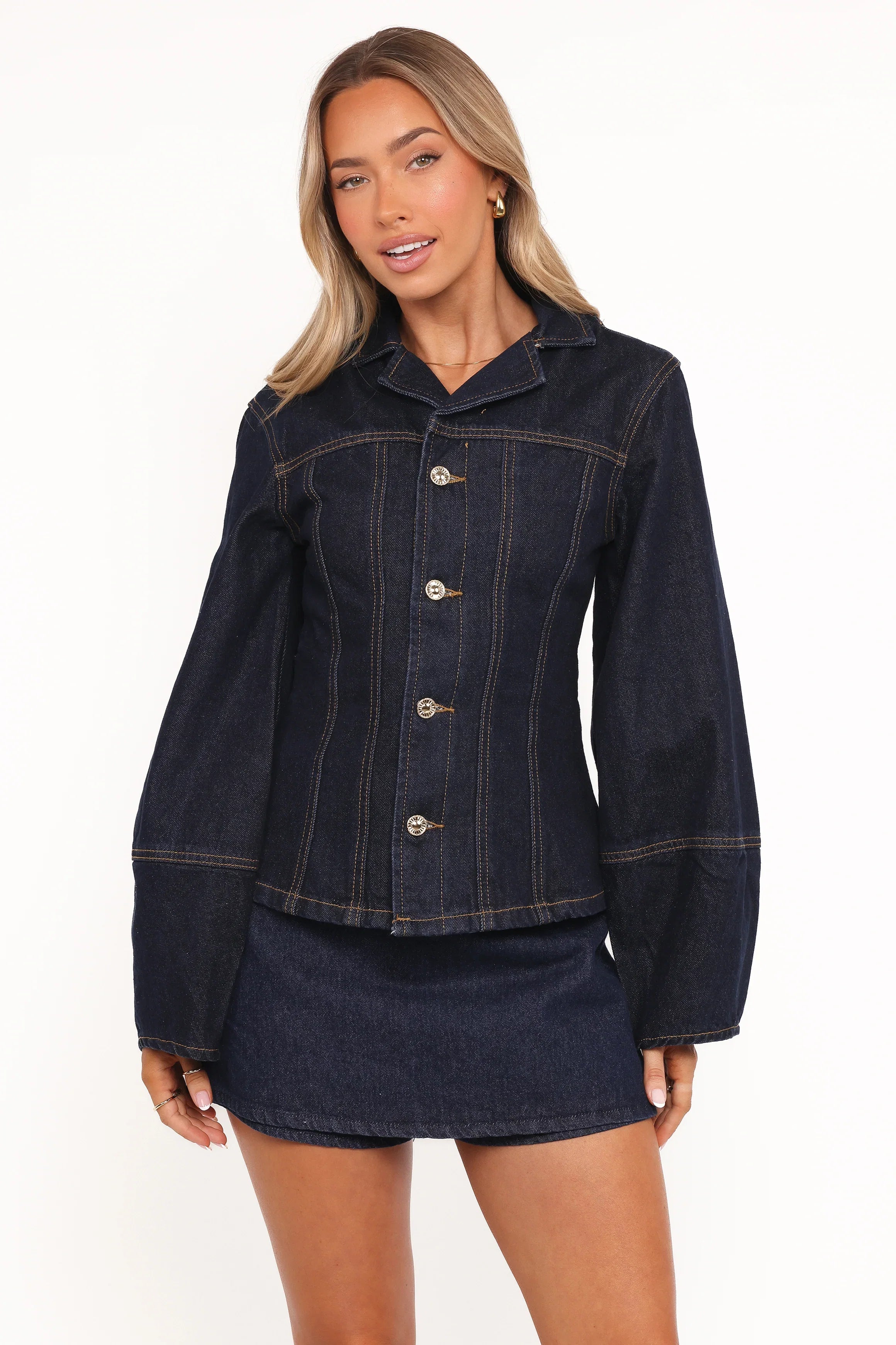 Luchia Denim Jacket Dark Indigo