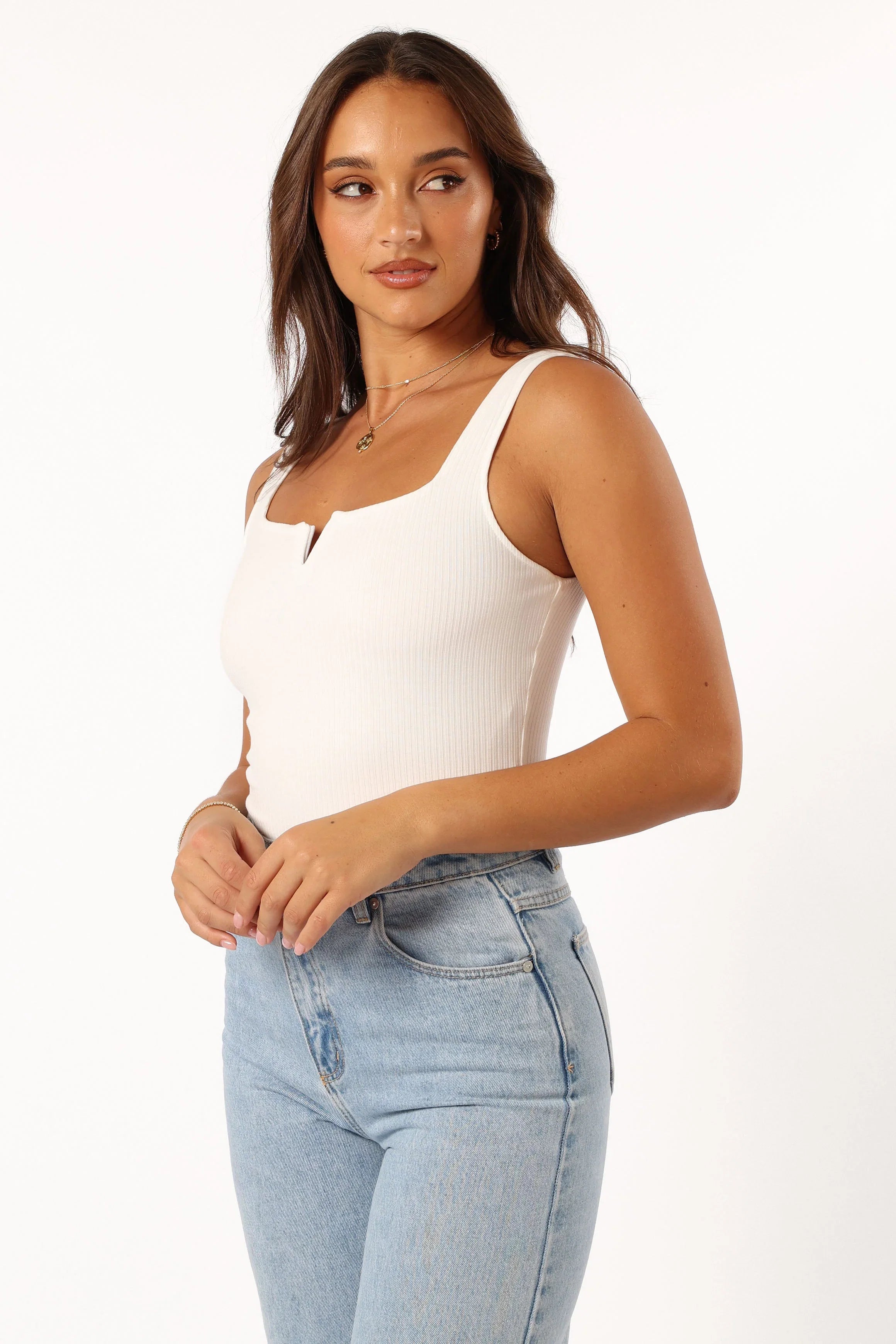 Santina Top White