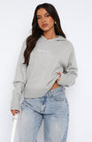Its Cool Knit Hoodie Light Grey