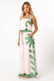 Timothy Pant Set Beige Green