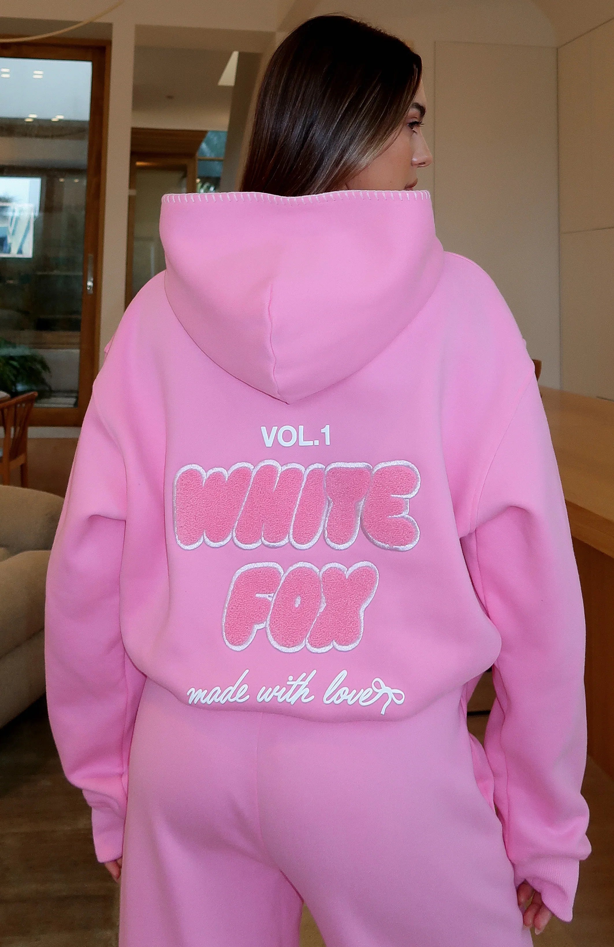 Vol 1 Oversized Hoodie Bubblegum