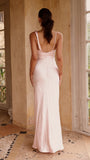 Iris Asymmetrical Maxi Dress Pink