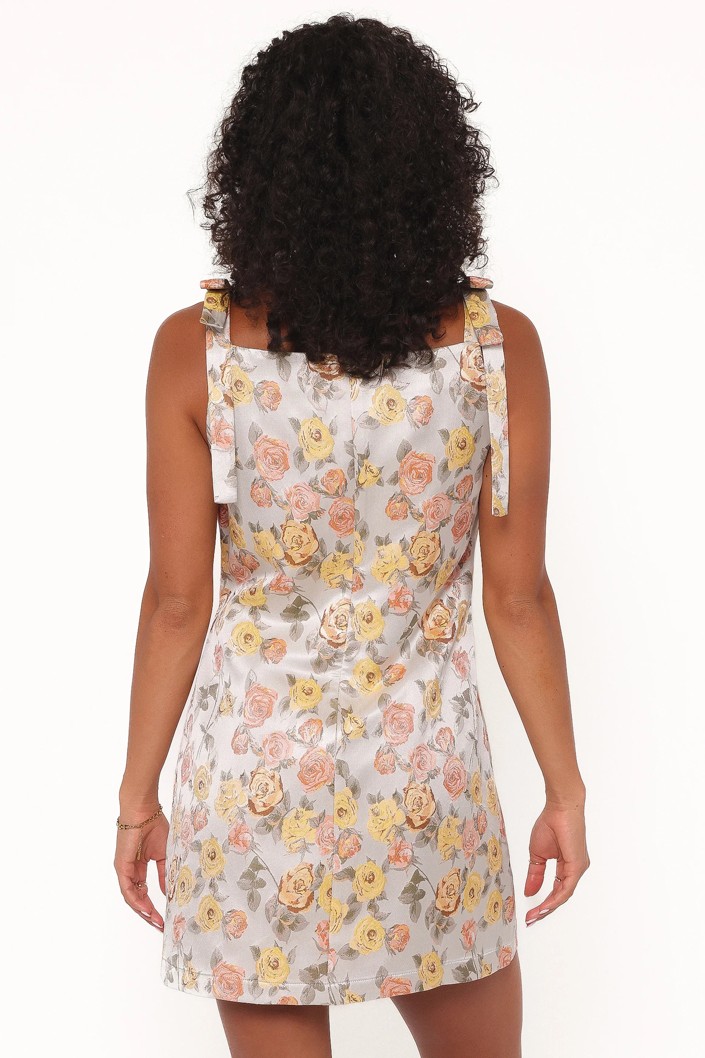 Carlie Mini Dress Dusty Blue