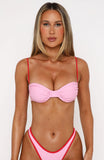 Destino Bikini Top Pink Red