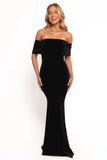Adair Off Shoulder Maxi Dress Black