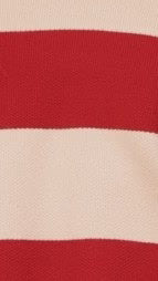 Kodi Sweater Red Beige Stripe