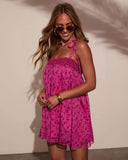 Radiant Rose Floral Romper