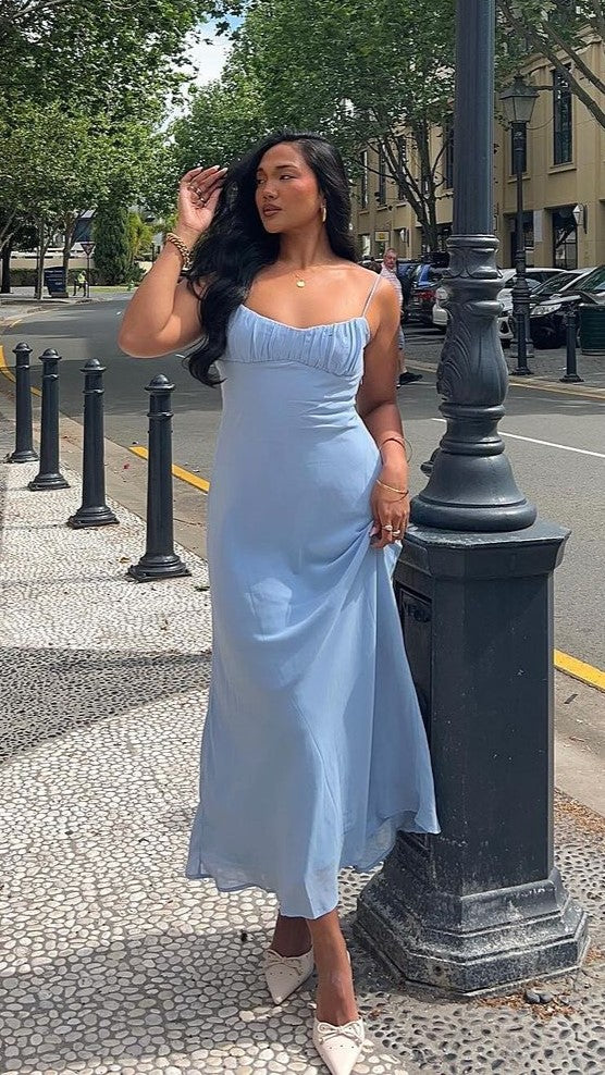 Margie Midi Dress Blue