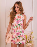 Gentle Grace Floral Mini Dress