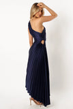 Kleo One Shoulder Maxi Dress Navy