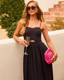 Eleanor A Line Front Cutout Maxi Dress