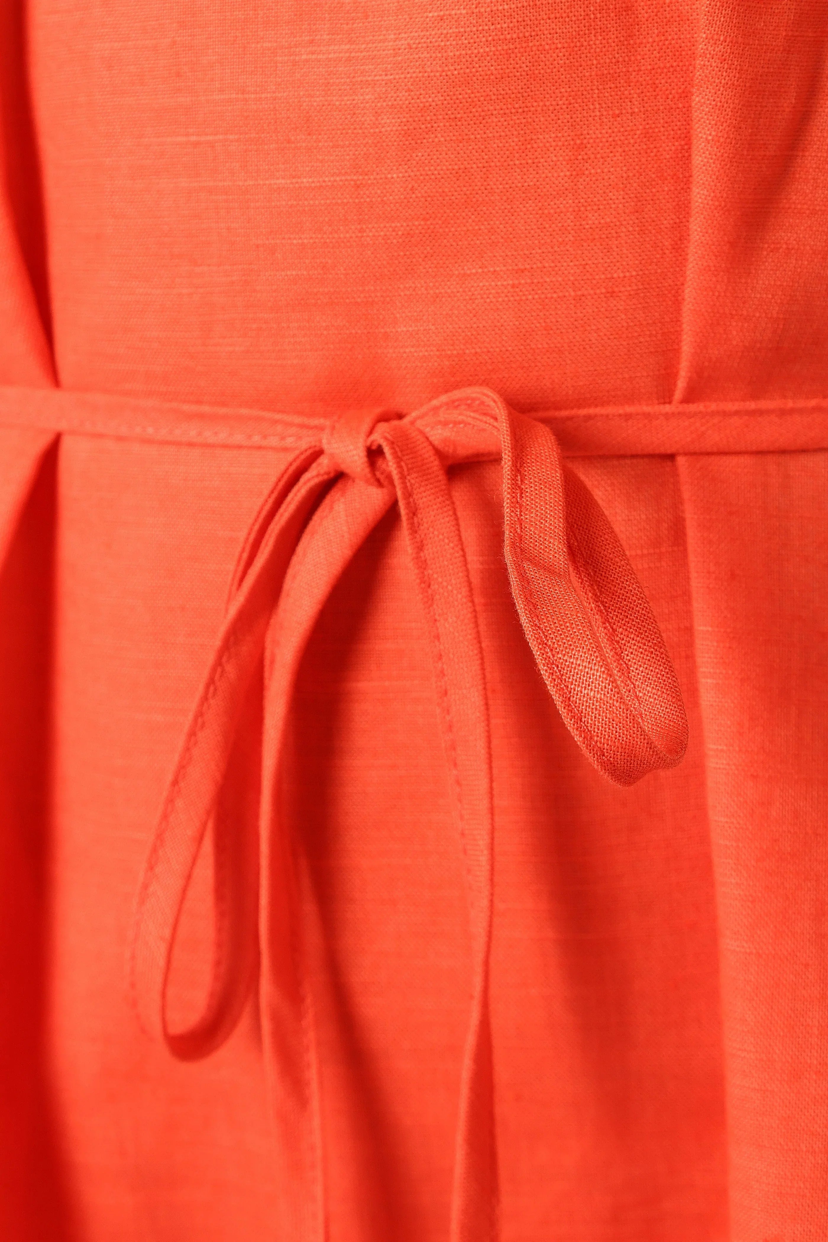 Nadine Halterneck Midi Dress Coral