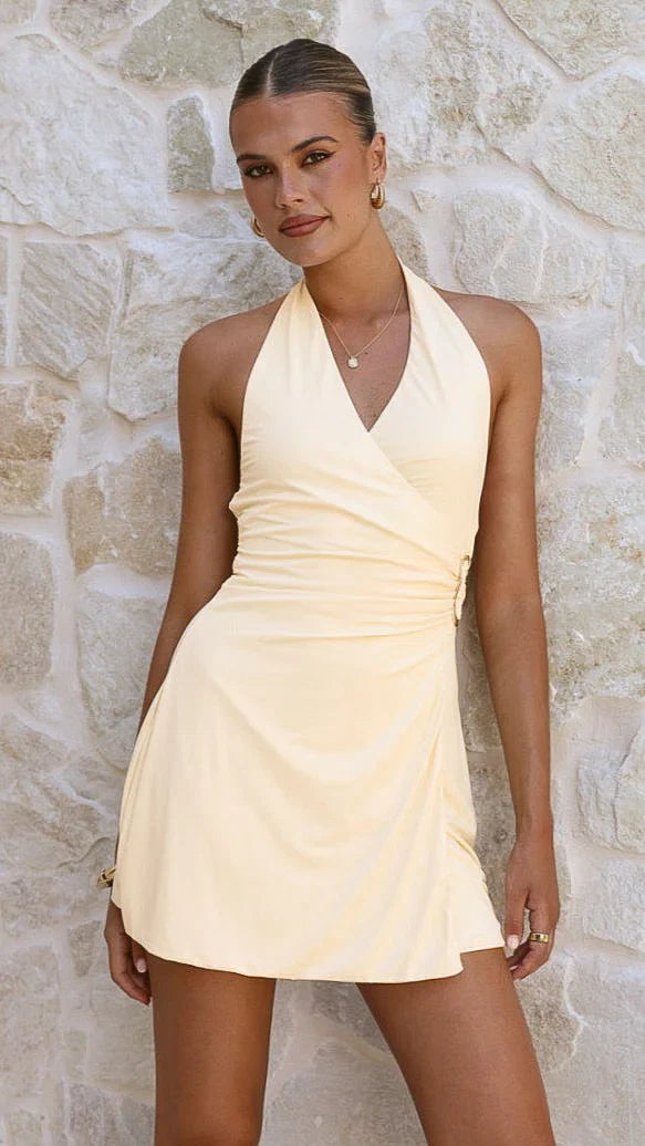 Brigitte Halter Mini Dress Butter