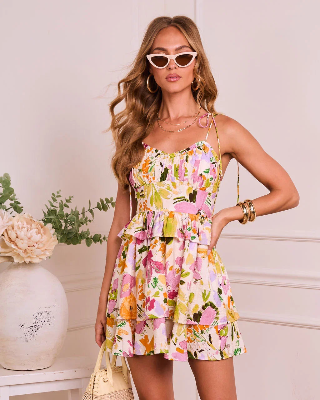 Delfina Floral Mini Dress