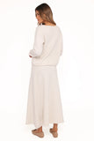 Willis Knitted Skirt Cream