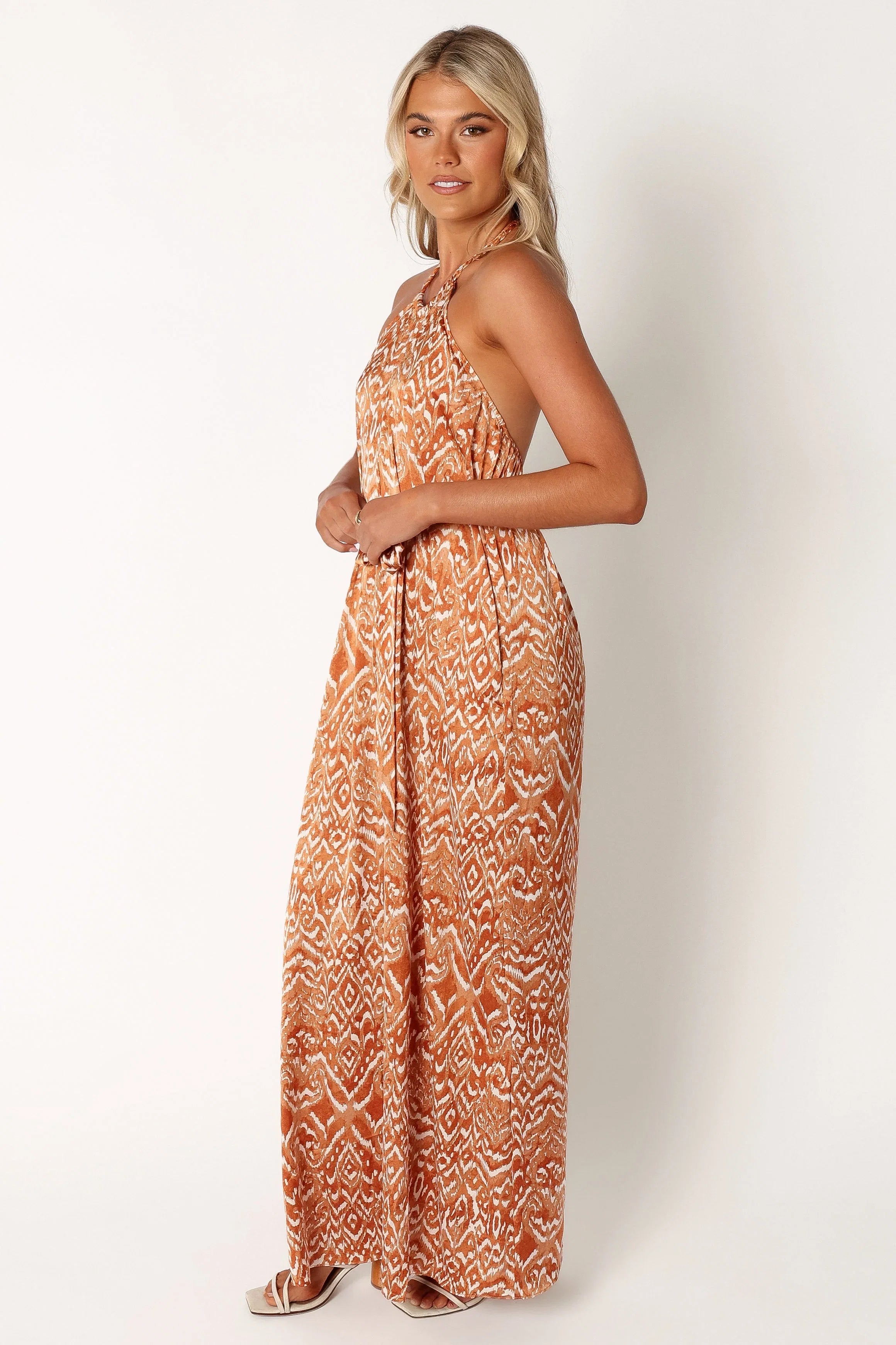 Hilton Jumpsuit Rust