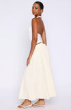 Lost In Your Love Maxi Skirt Cream
