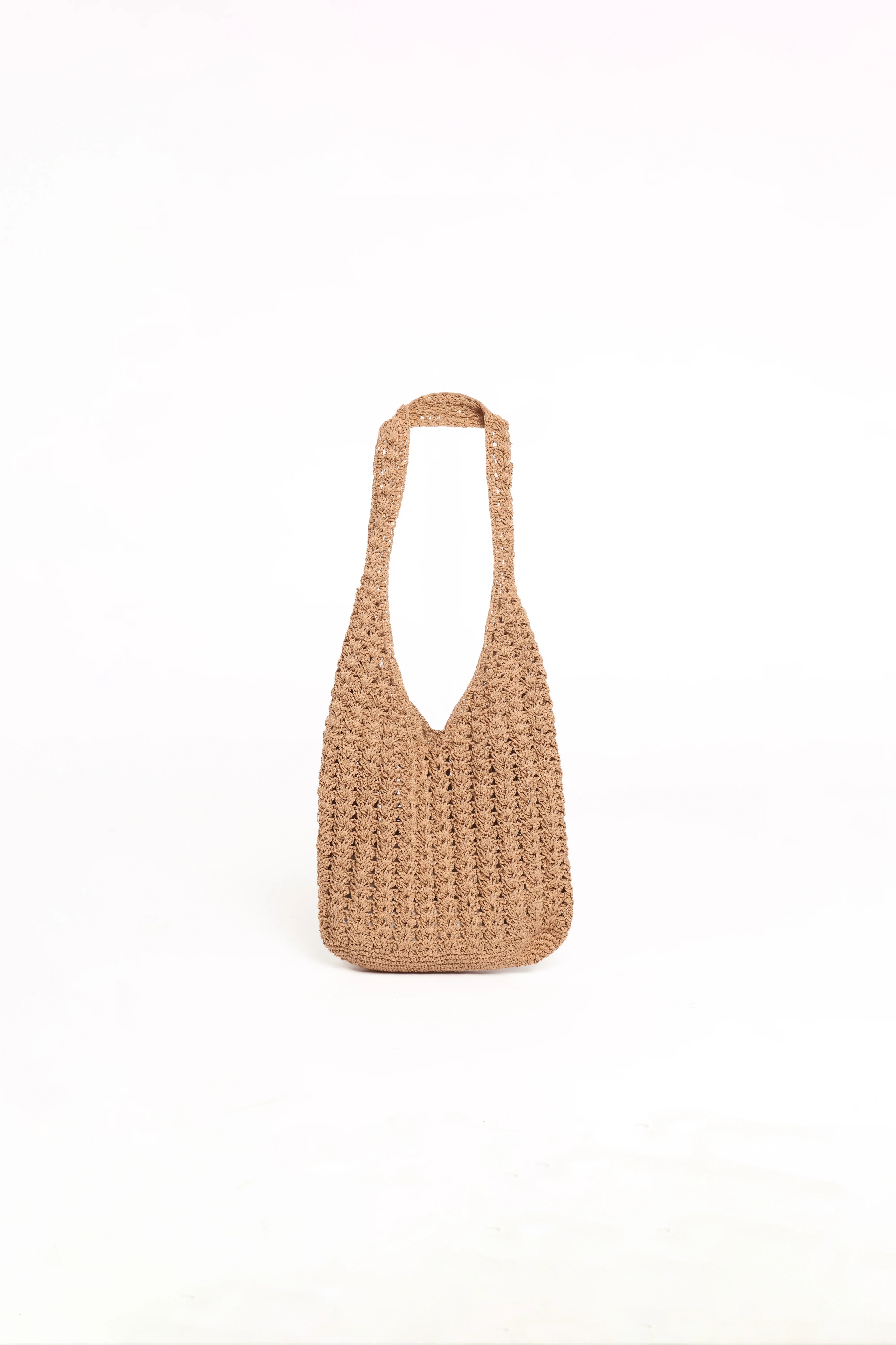 Avery Woven Bag Tan