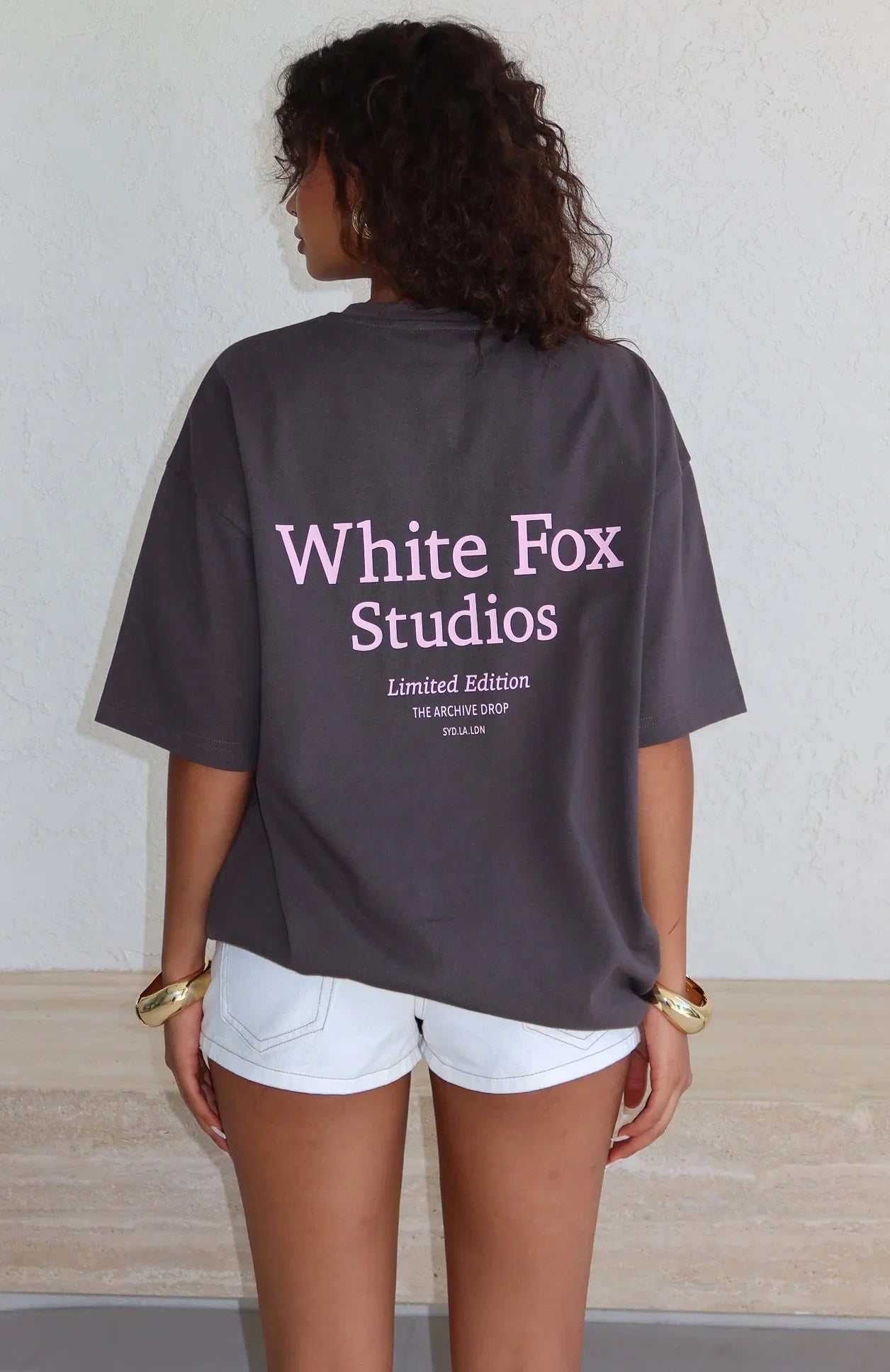 Midnight Chill Oversized Tee Charcoal