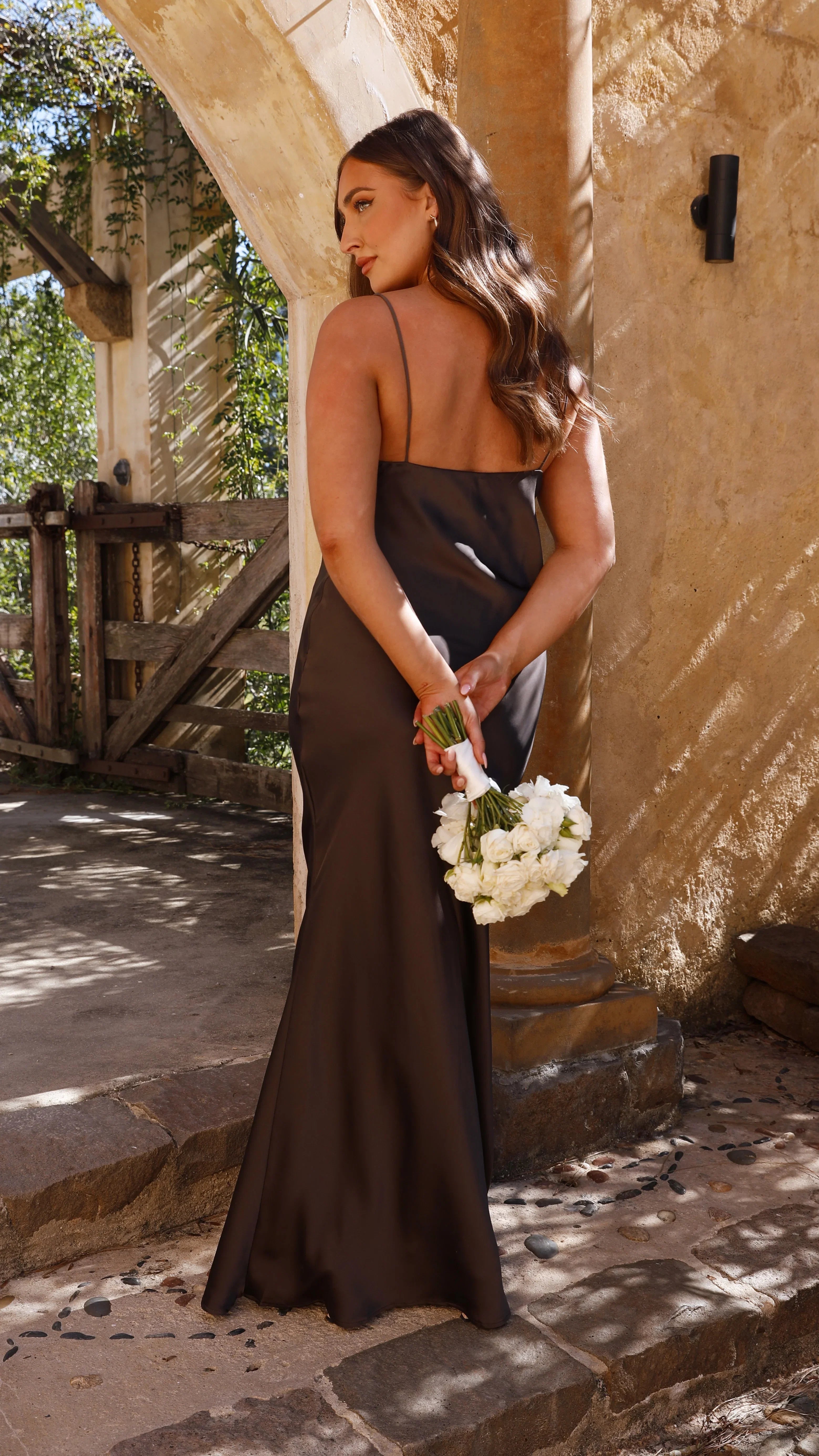 Ziah Maxi Dress Espresso
