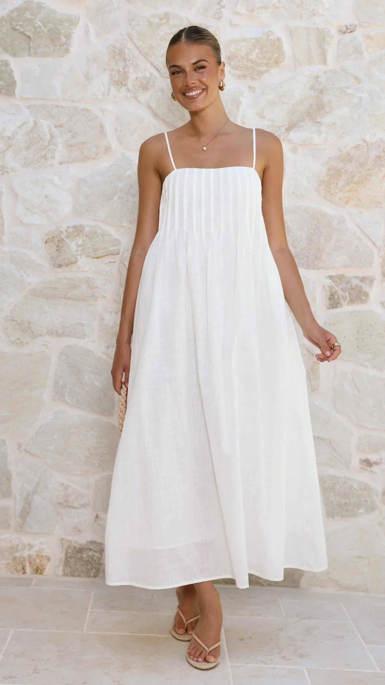 Stayla Maxi Dress White
