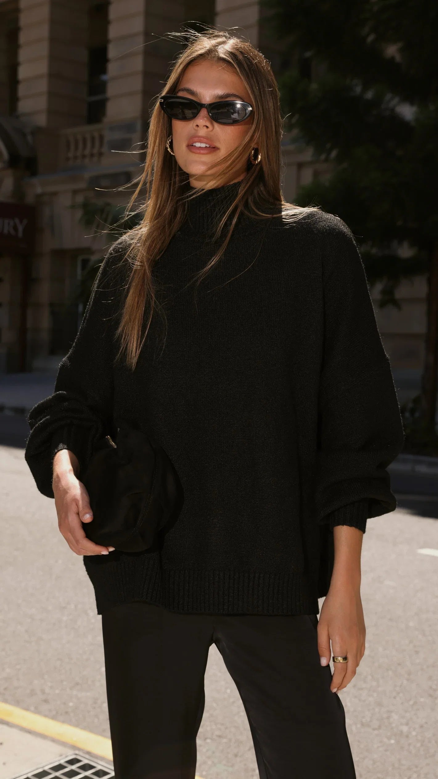 Harita Knitted Sweater Black