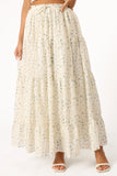 Amberlyn Maxi Skirt Blue Floral