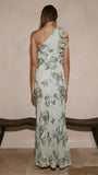 Darlee Maxi Dress Sage Floral