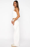 Clarissa Low Rise Wide Leg Jeans Off White