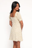 Joss Mini Dress Cream Yellow