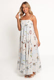 Emmeline Maxi Dress Blue Floral