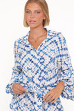 Tansy Romper Blue Diamond