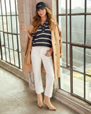 Blythe Striped Polo Sweater